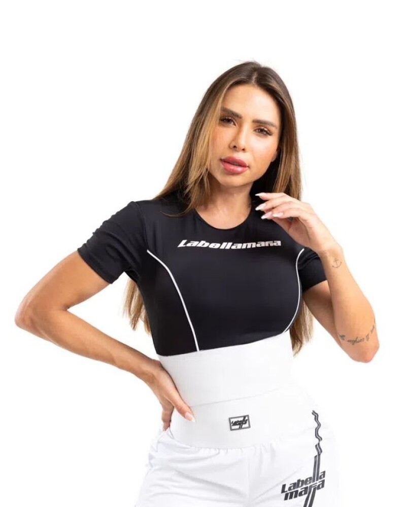 viceversa T-SHIRT COLOR NEGRO BY LA BELLAMAFIA