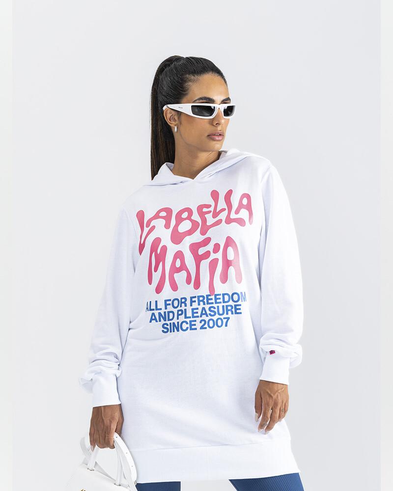 viceversa VESTIDO BUZO BLANCO LBM