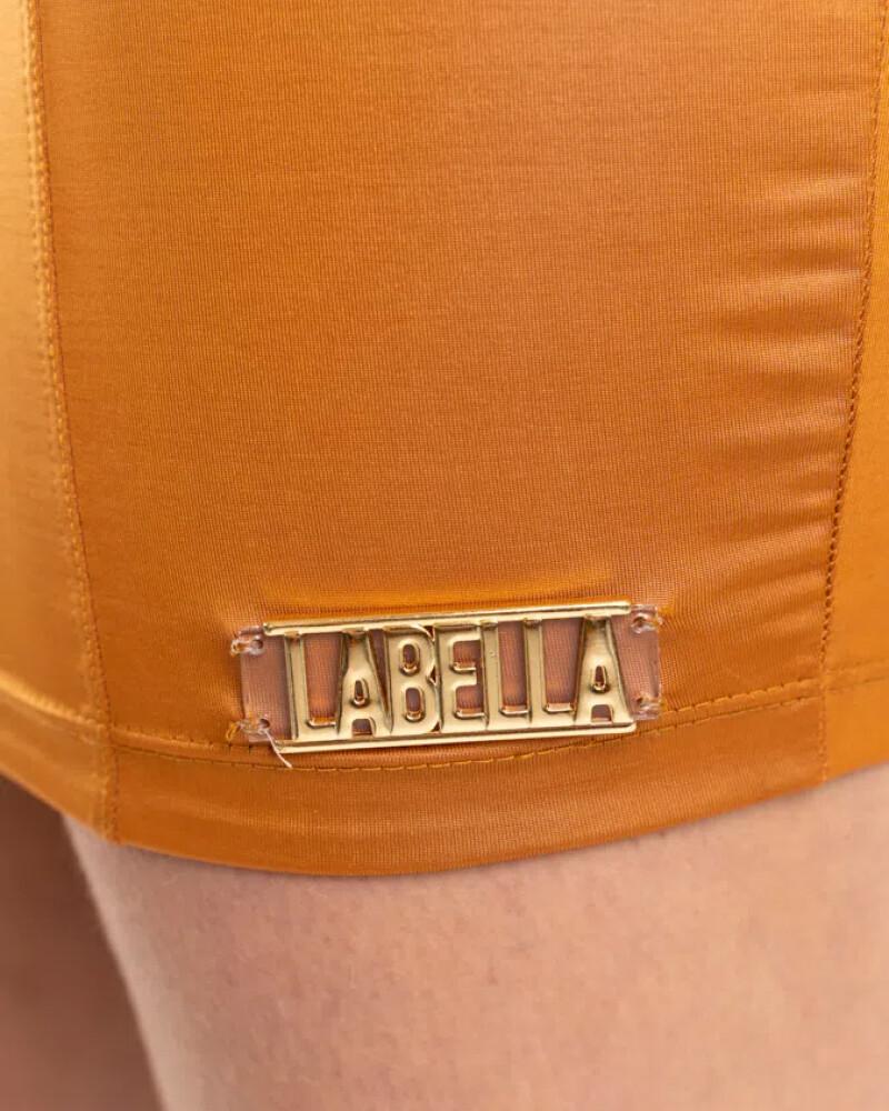 Viceversa VESTIDO COLOR DORADO BY LA BELLAMAFIA