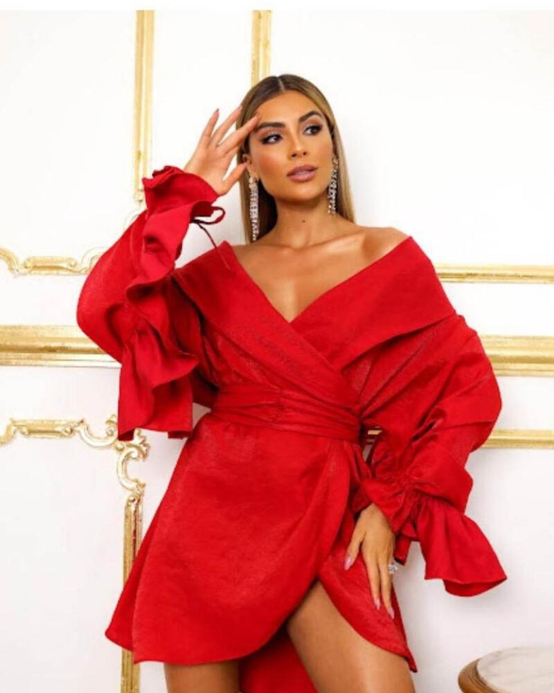 viceversa VESTIDO MARIA CLARA ROJO