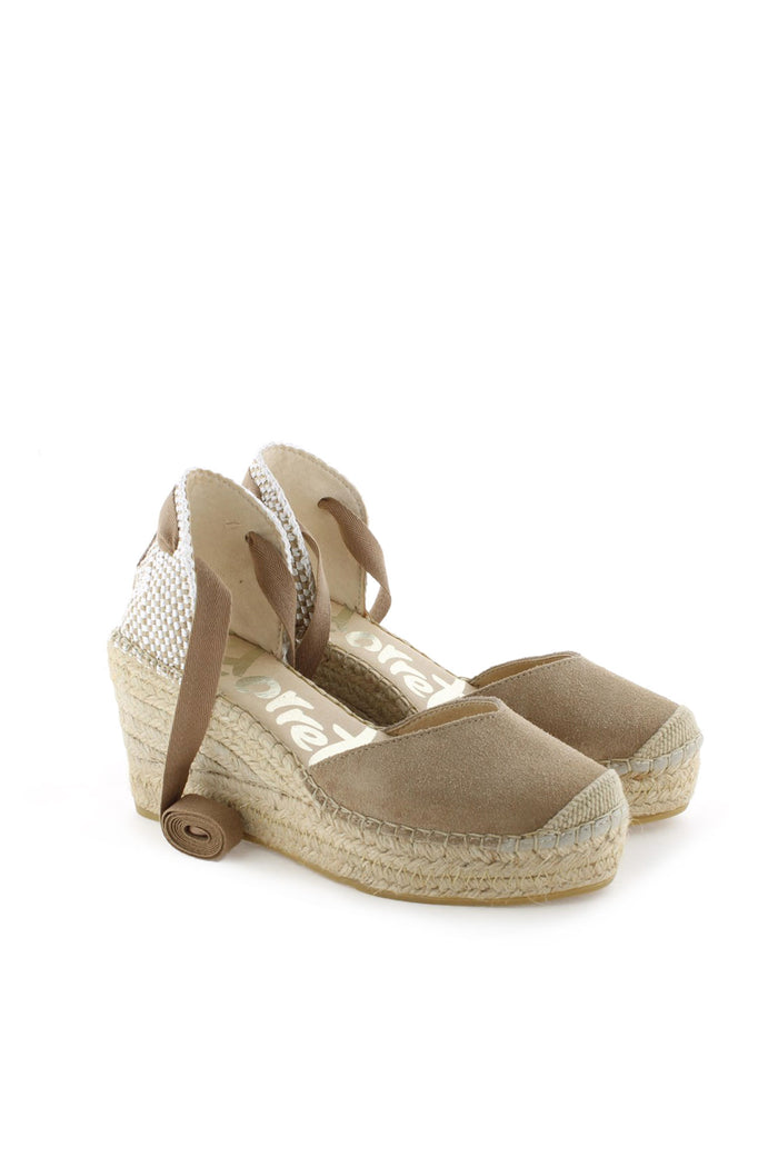 Vidorreta Campesina Pico En Serraje Arena Oscuro Tilo 5