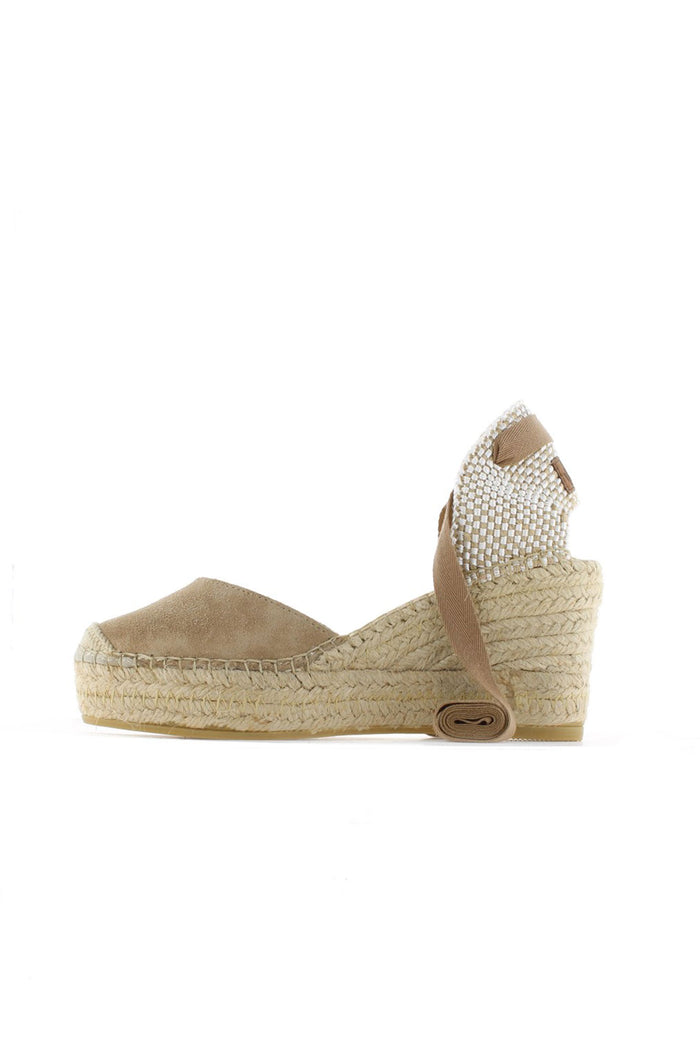 Vidorreta Campesina Pico En Serraje Arena Oscuro Tilo 5