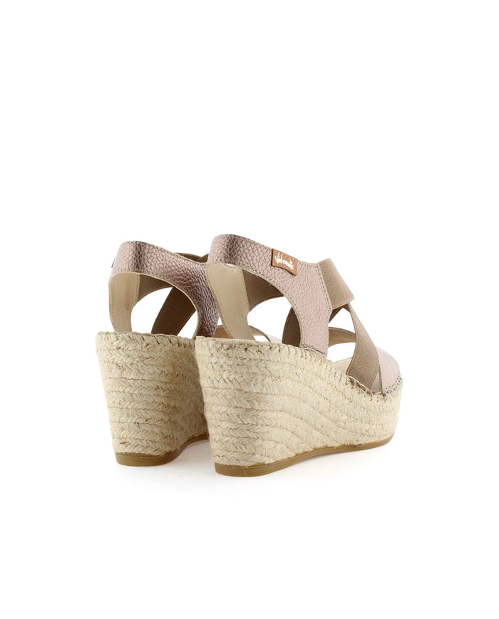 Vidorreta Sandalia Elásticos En Napa Metal Cuerda Dominica