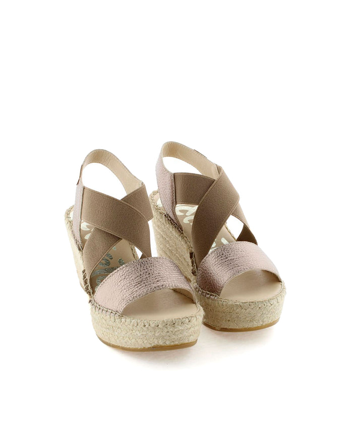 Vidorreta Sandalia Elásticos En Napa Metal Cuerda Dominica