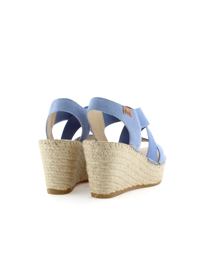 Vidorreta Sandalia Elásticos En Serraje Jeans Dominica