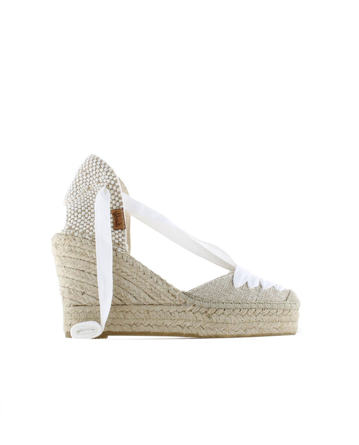 Vidorreta Valenciana Cintas En Lino Metal Blanco Tilo 7