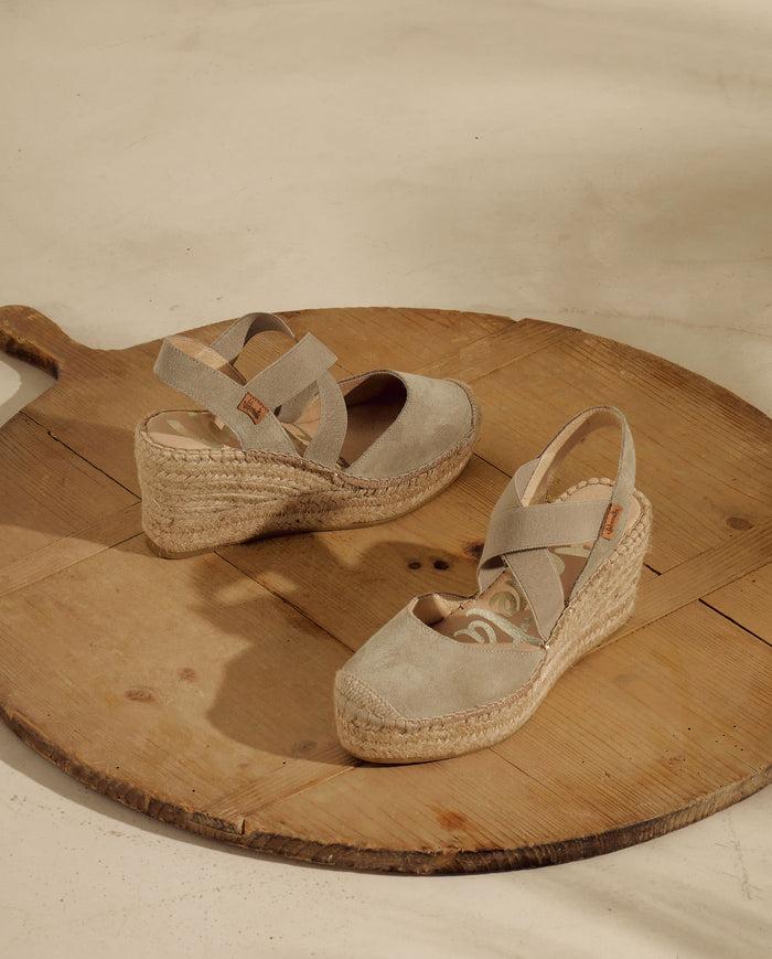 vidorreta Valenciana cruzada en serraje arena Tilo 5