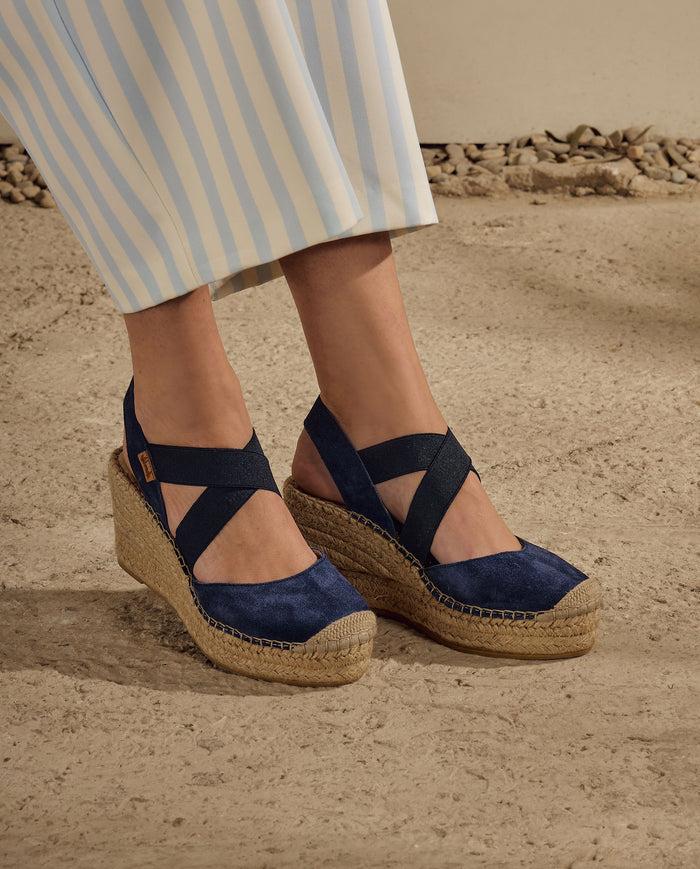 vidorreta Valenciana cruzada en serraje marino Tilo 5