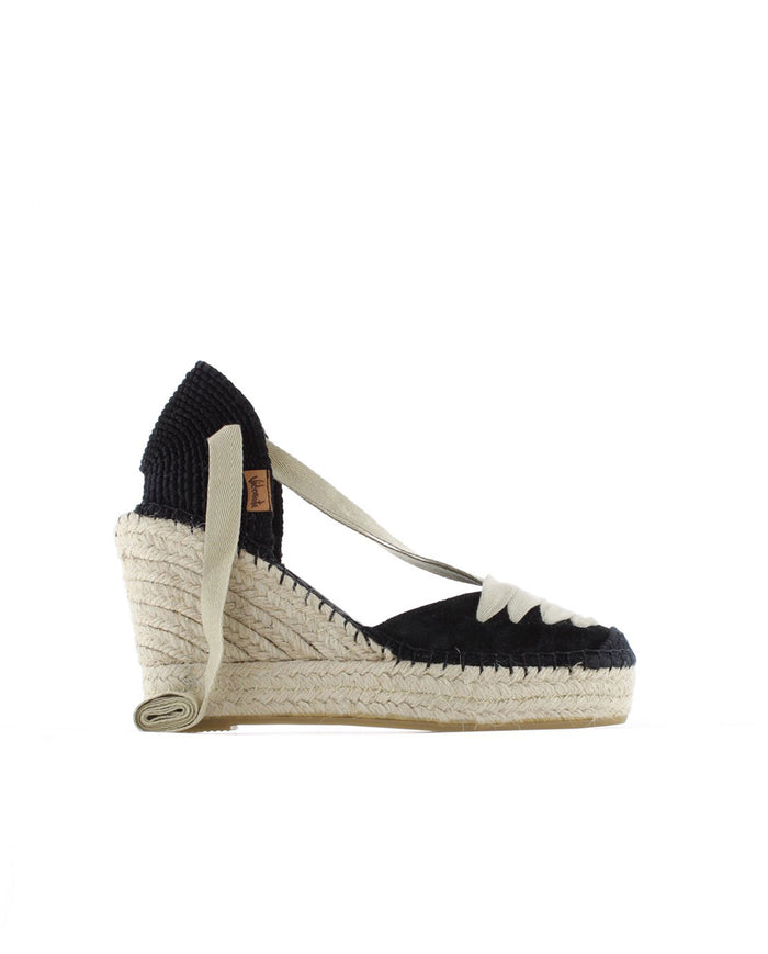 Vidorreta Campesina En Serraje Negro-piedra Tilo 7