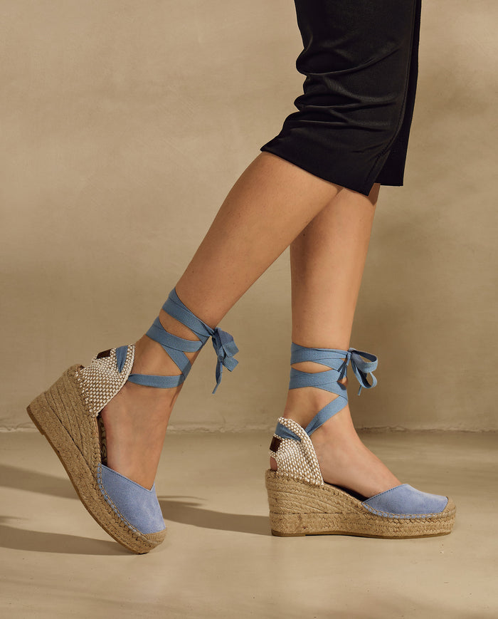 vidorreta Campesina pico en serraje jeans Tilo 5