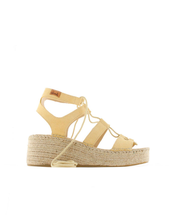 vidorreta Romana en serraje limón Vinci