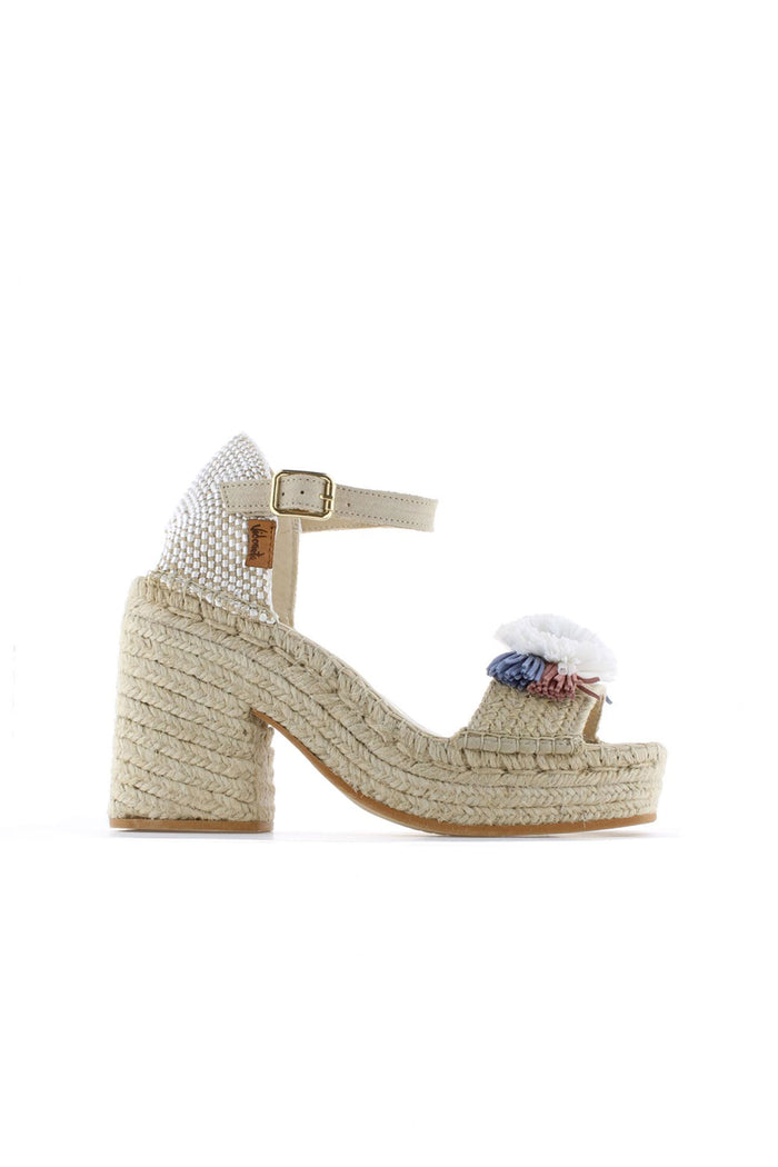 Vidorreta Sandalia Abierta Trenza Natural Jeans