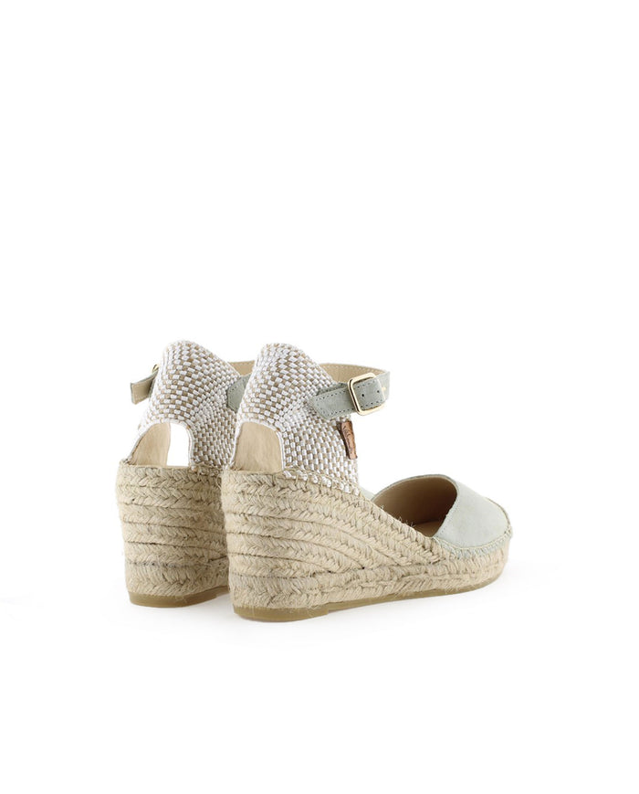 Vidorreta Sandalia En Serraje Agua Claro Clavel