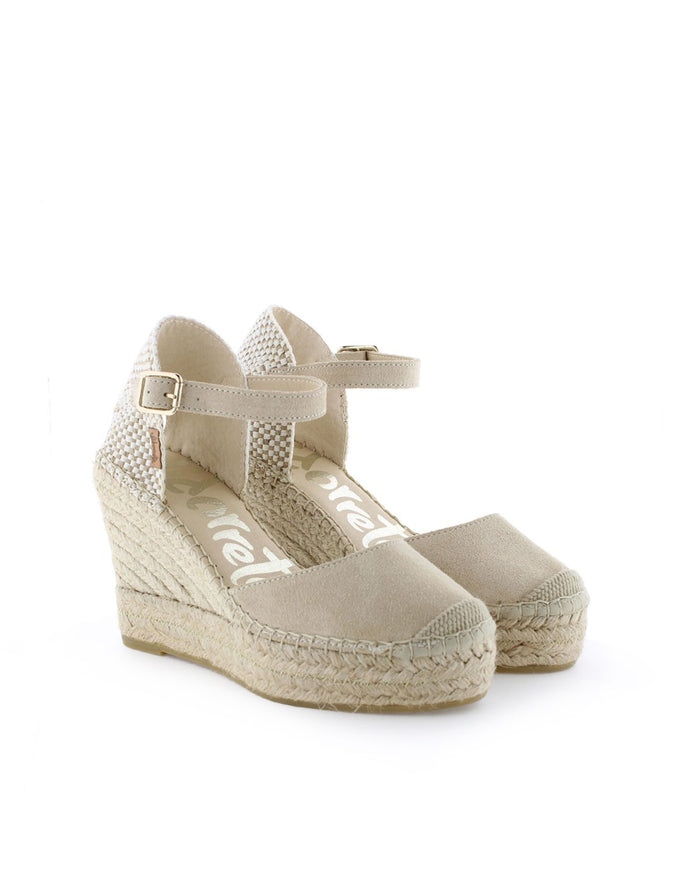 Vidorreta Sandalia En Serraje Arena Tilo 7