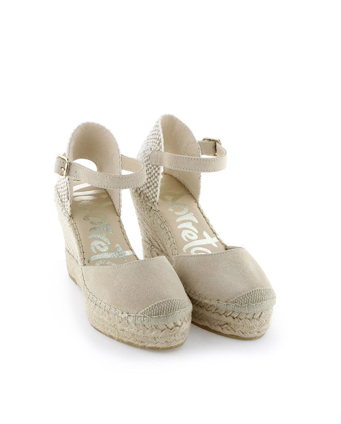Vidorreta Sandalia En Serraje Arena Tilo 7