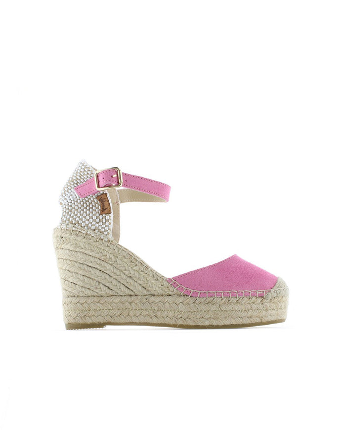 Vidorreta Sandalia En Serraje Frambuesa Tilo 7