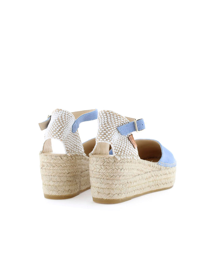 Vidorreta Sandalia En Serraje Jeans Creta