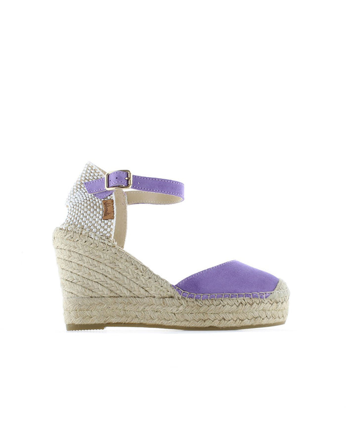 vidorreta Sandalia en serraje lavanda Tilo 7