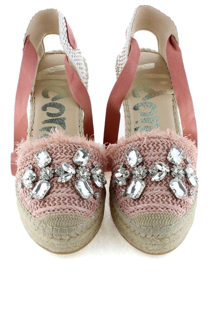 Vidorreta Sandalia Rafia Cristal Maquillaje Tilo 7