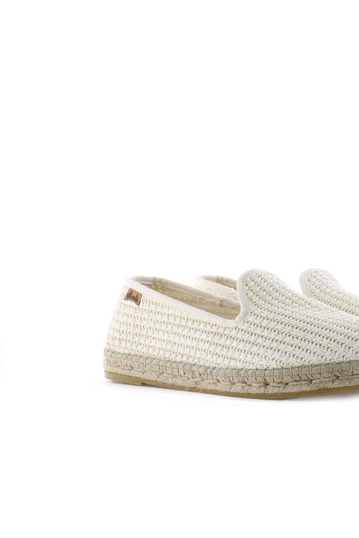 Vidorreta Slipper Rafia Nudos Crudo Borneo