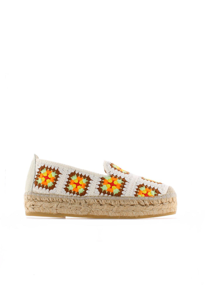 Vidorreta Slippers Crochet Apricot Merce Doble
