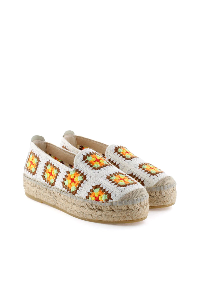 Vidorreta Slippers Crochet Apricot Merce Doble