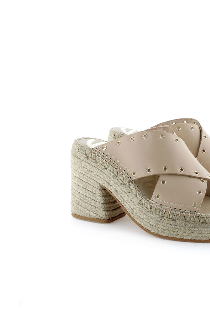Vidorreta Zueco Cruzado Vaquetta Natural