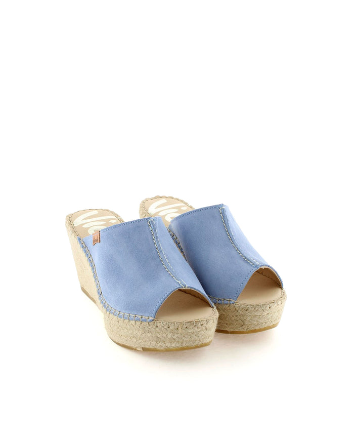 Vidorreta Zueco En Serraje Jeans Dominica