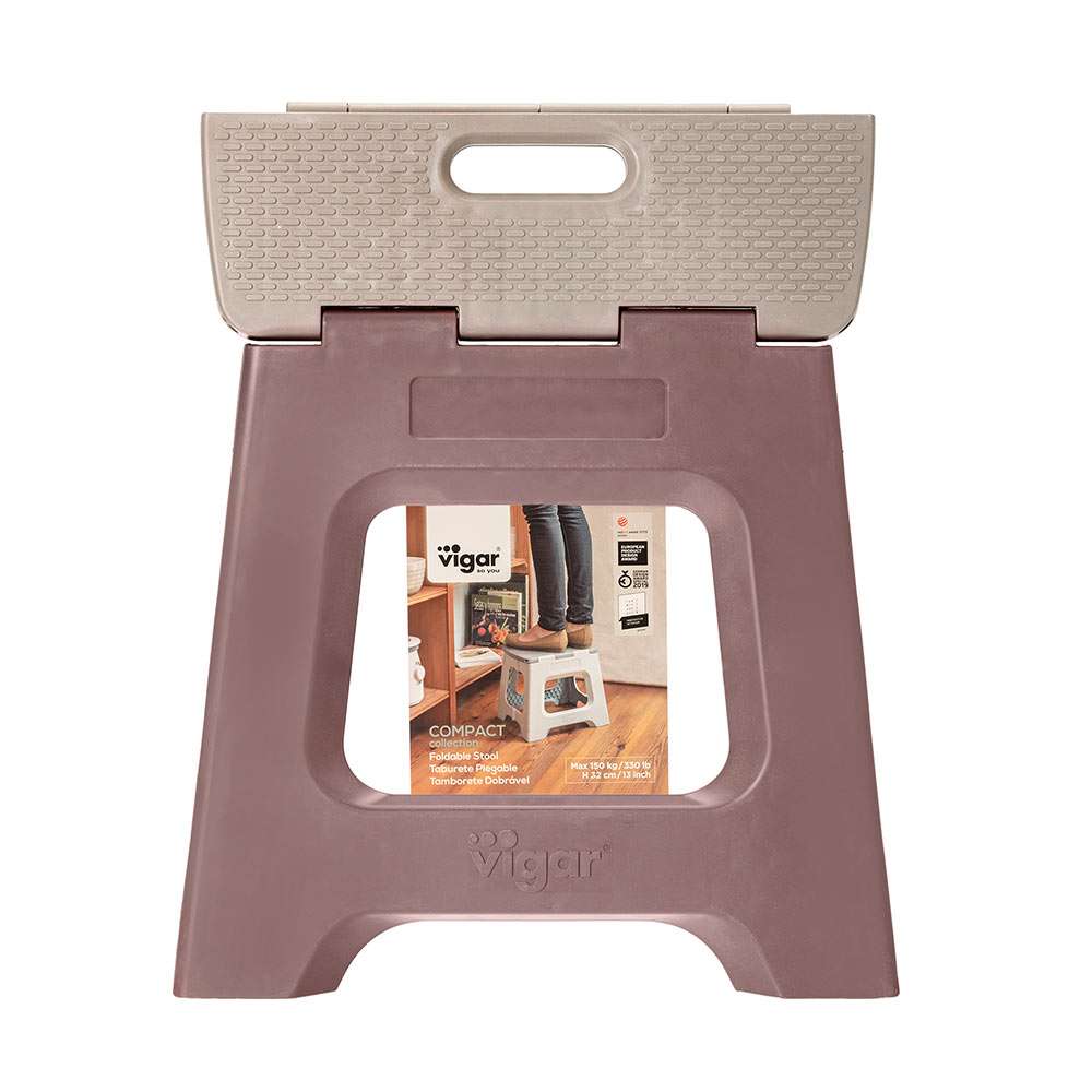 Vigar Compact Raisin In The Sun Foldable 32cm Stool