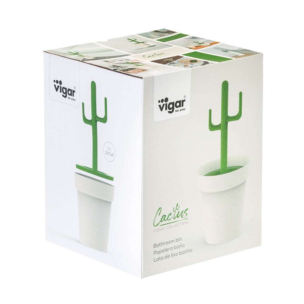 Vigar Cactus 3L Bathroom Bin