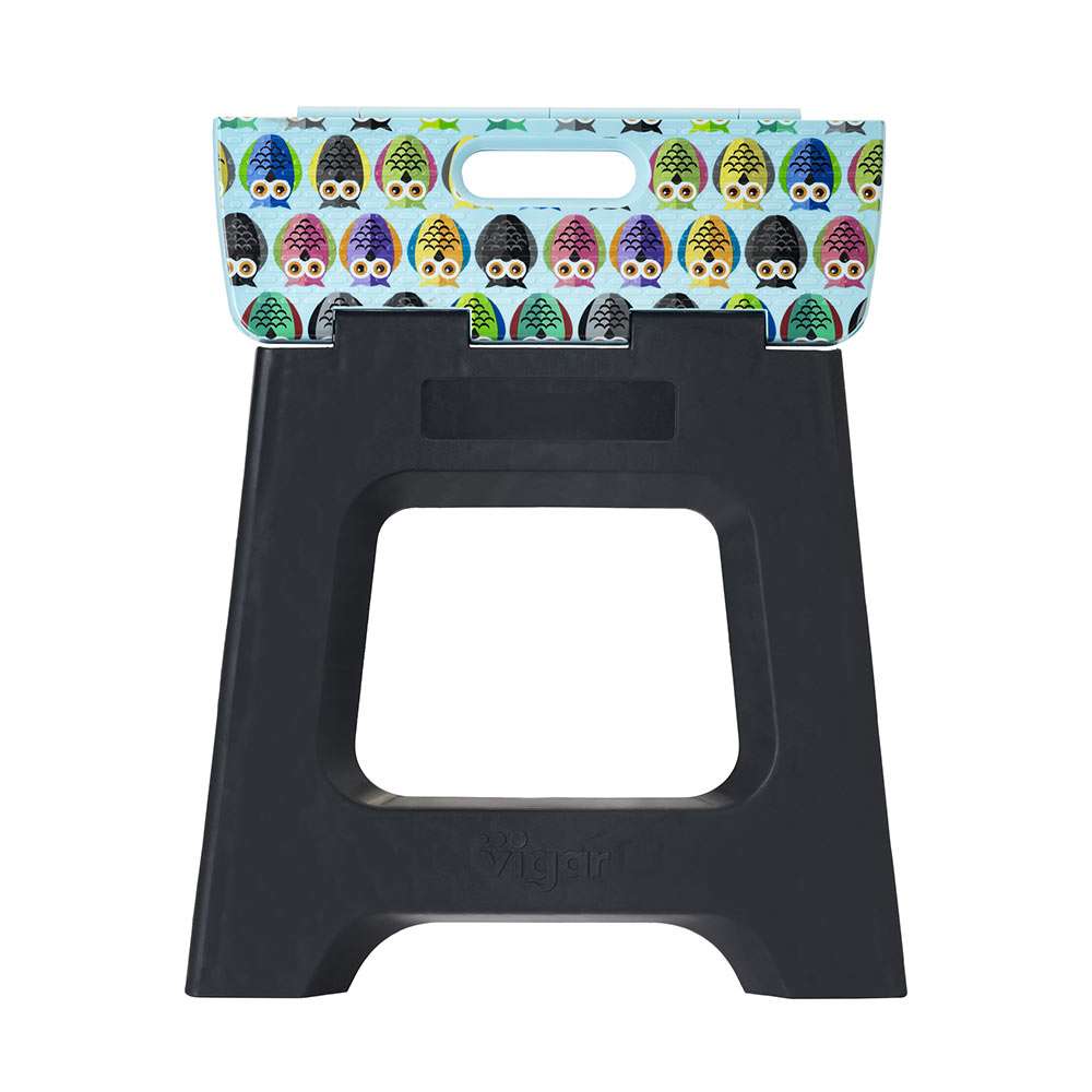 Vigar Compact Owl On Top Foldable 32cm Stool