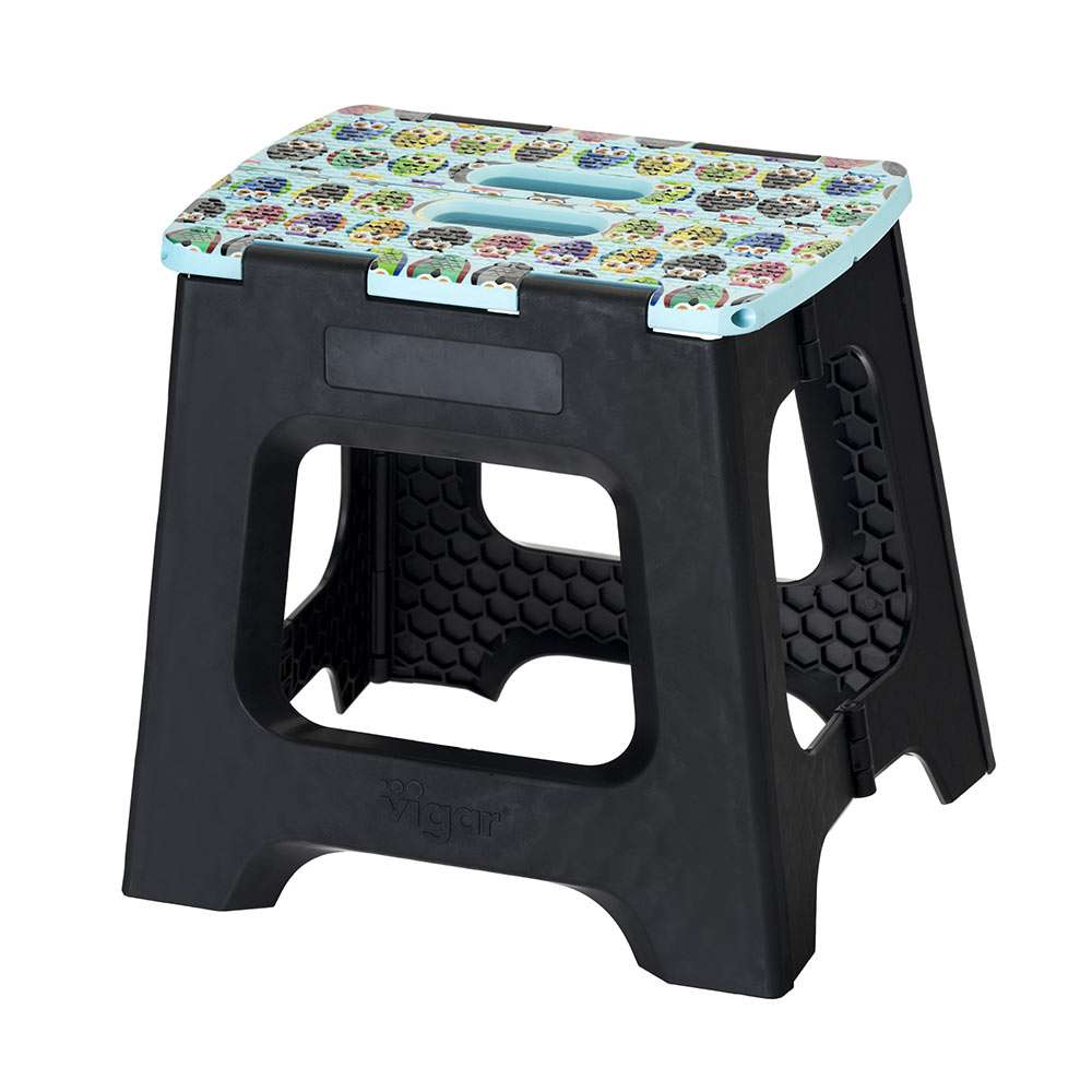 vigar Compact Owl On Top Foldable 32cm Stool