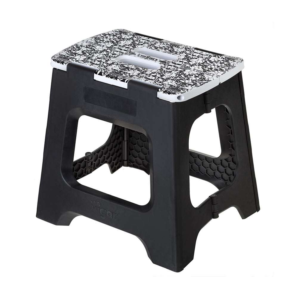 vigar Compact Rococco On Top Foldable 32cm Stool