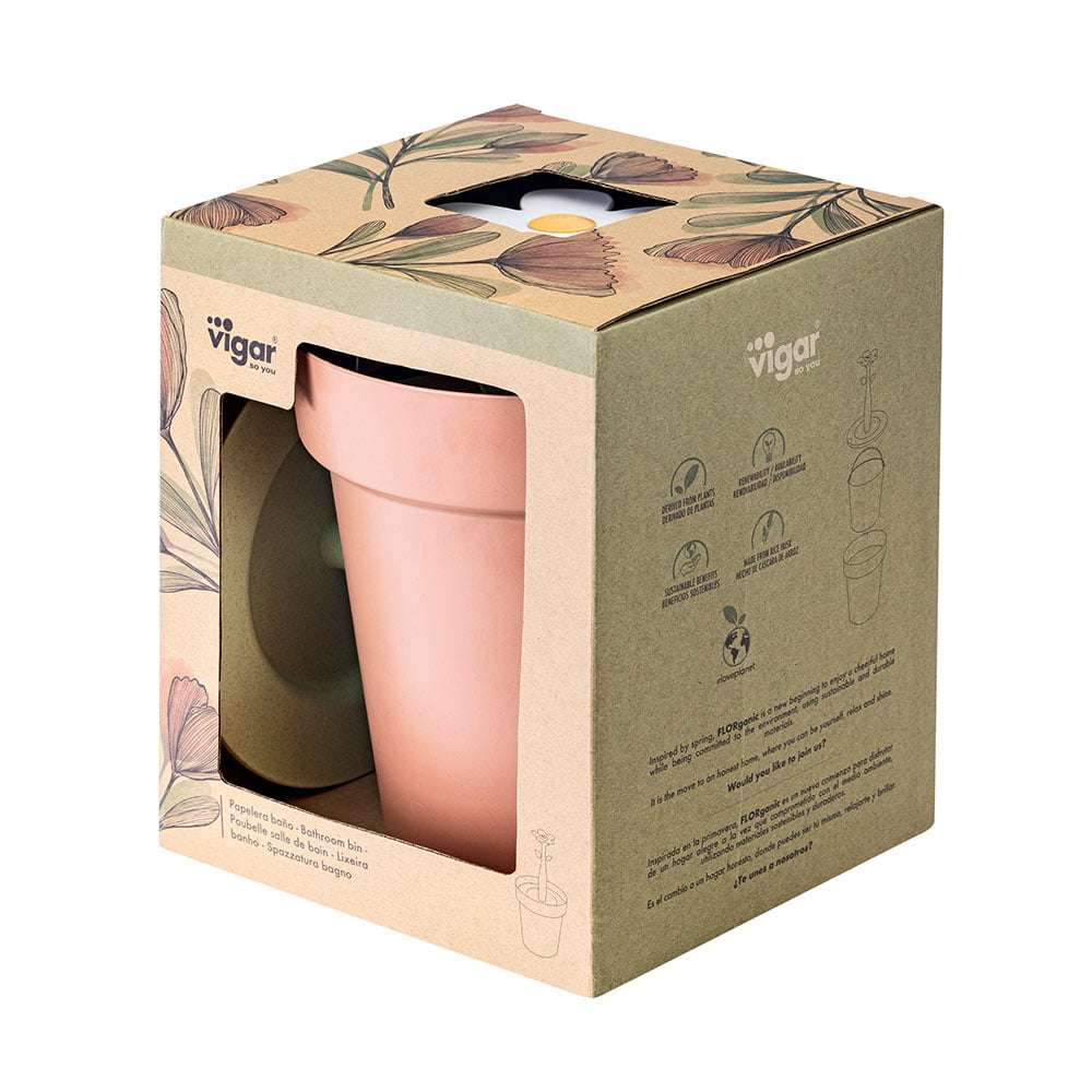 Vigar Florganic 3L Bathroom Bin