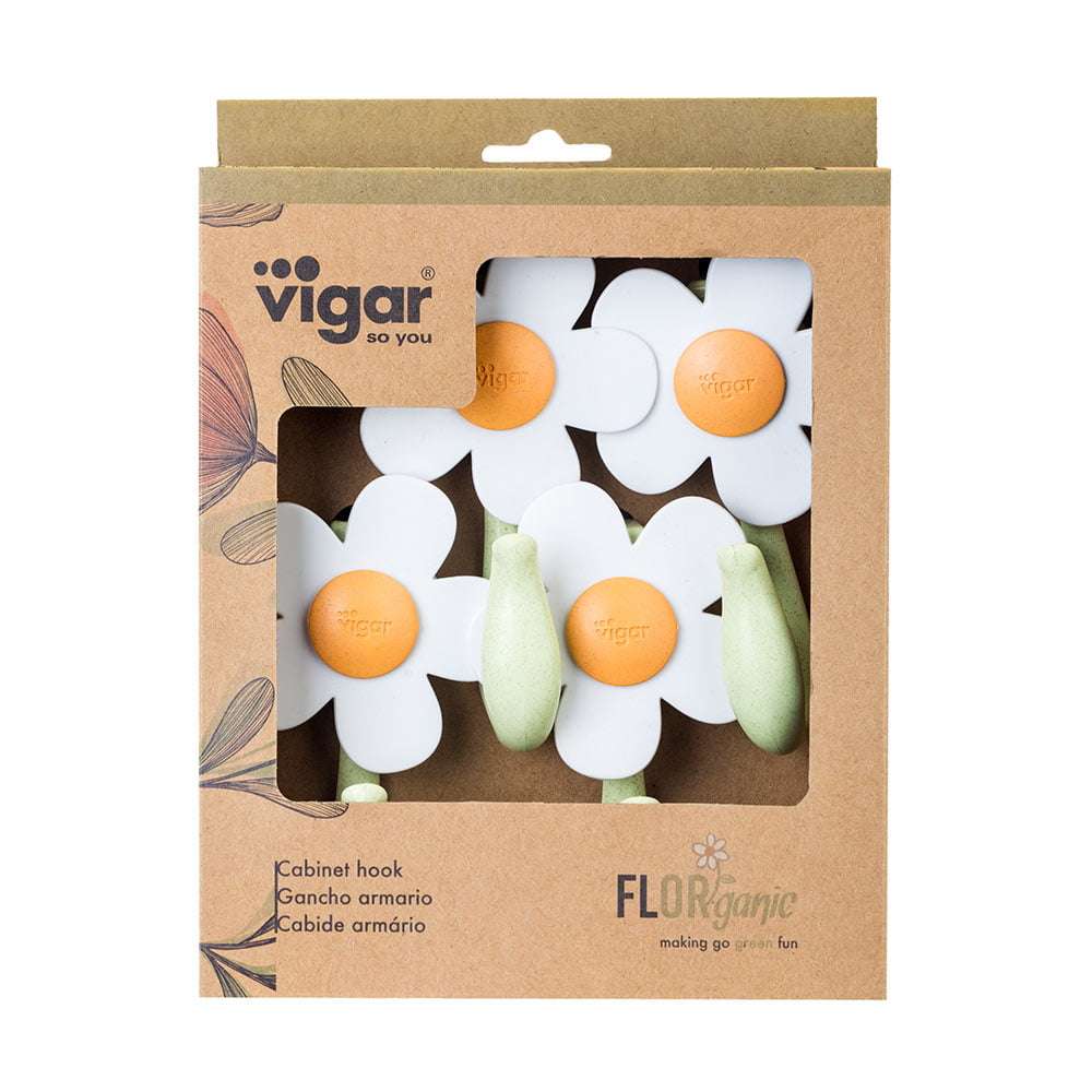 Vigar Florganic Cabinet Hook 4pc