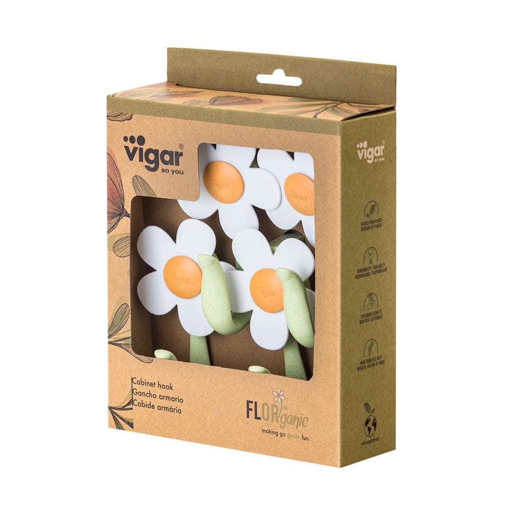 Vigar Florganic Cabinet Hook 4pc