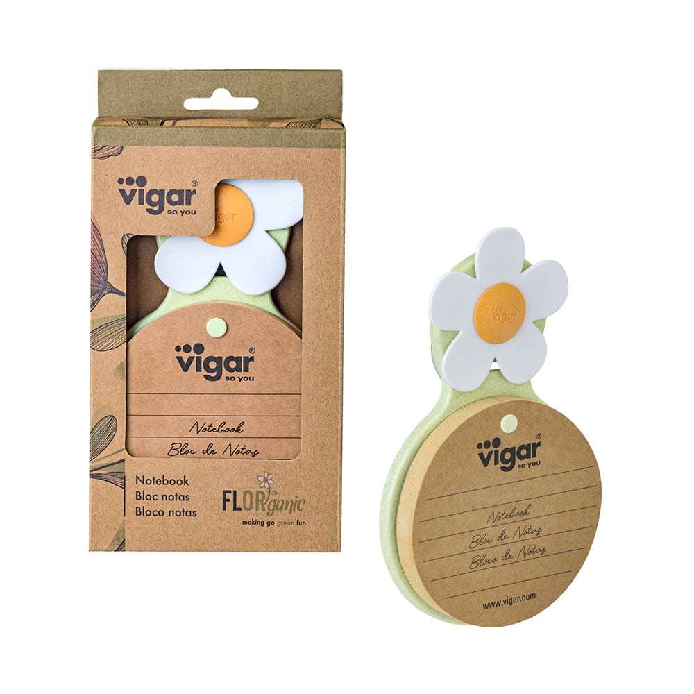 vigar Vigar Florganic Flower Power Notebook with Suction