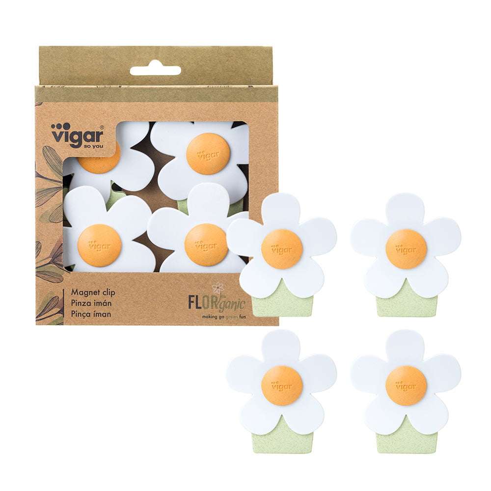 vigar Florganic Magnet Clip 4pc