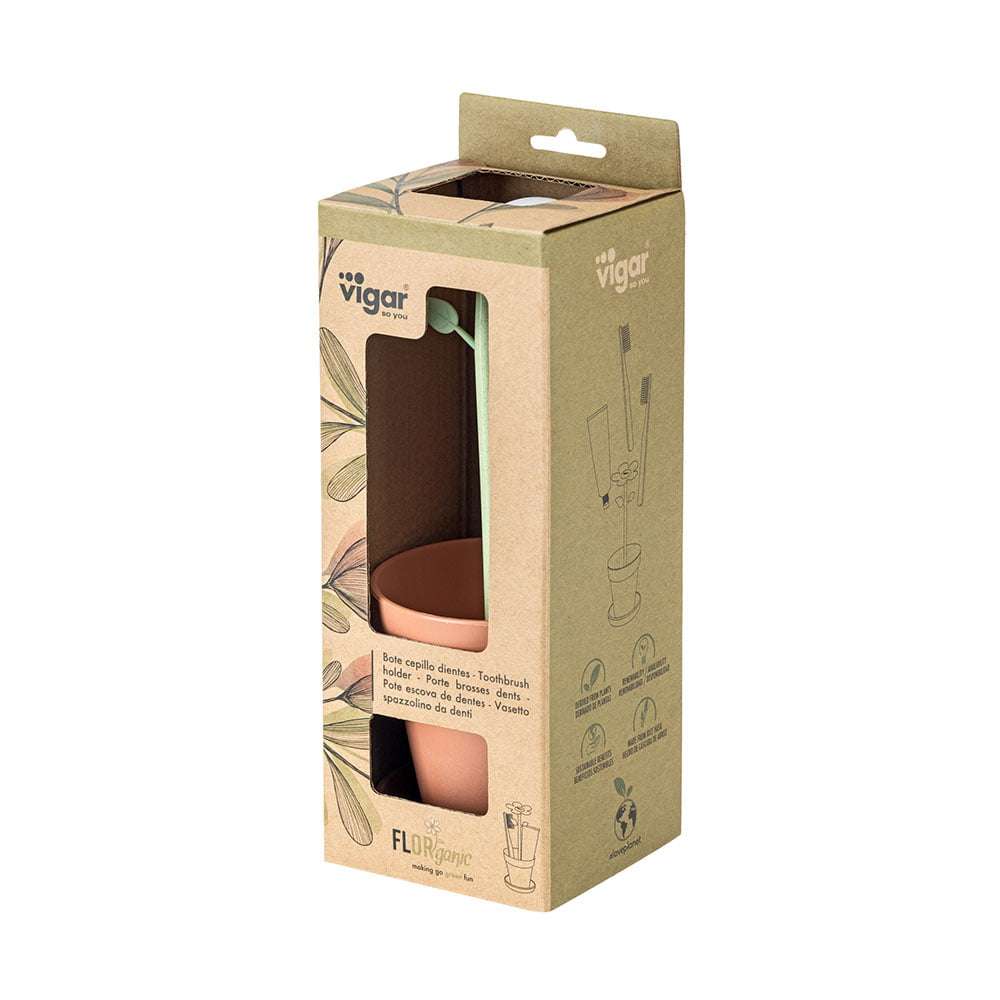 Vigar Florganic Tooth Brush Holder