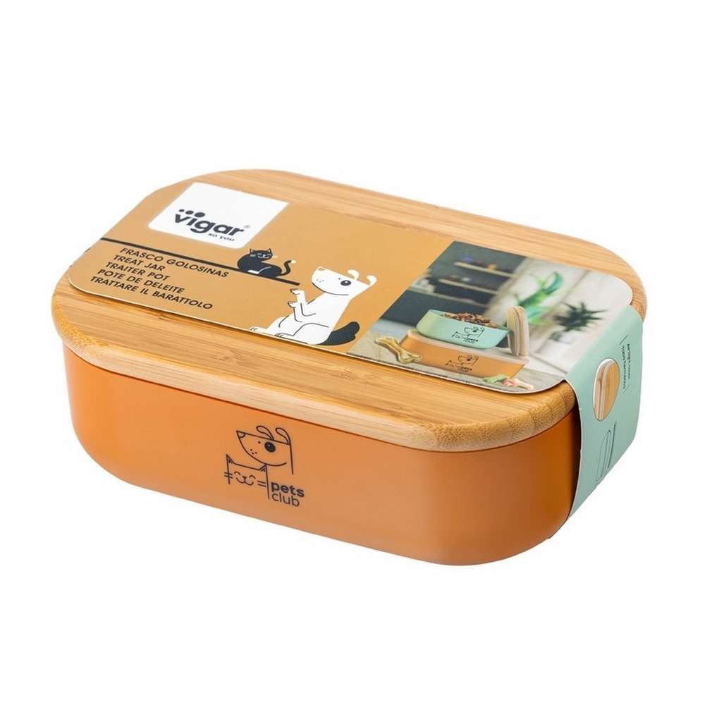 Vigar PETS CLUB BAMBOO TREAT JAR – LARGE