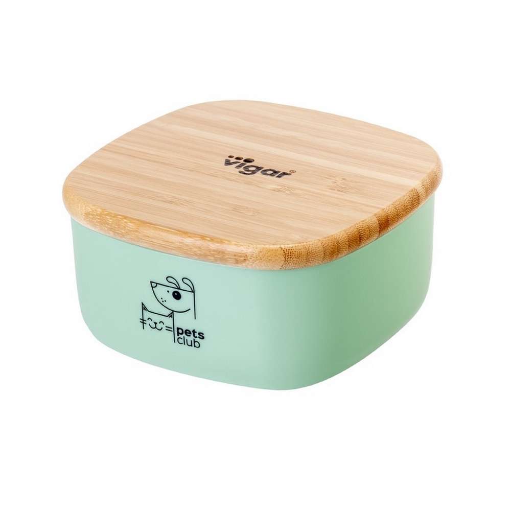 Vigar PETS CLUB BAMBOO TREAT JAR – SMALL