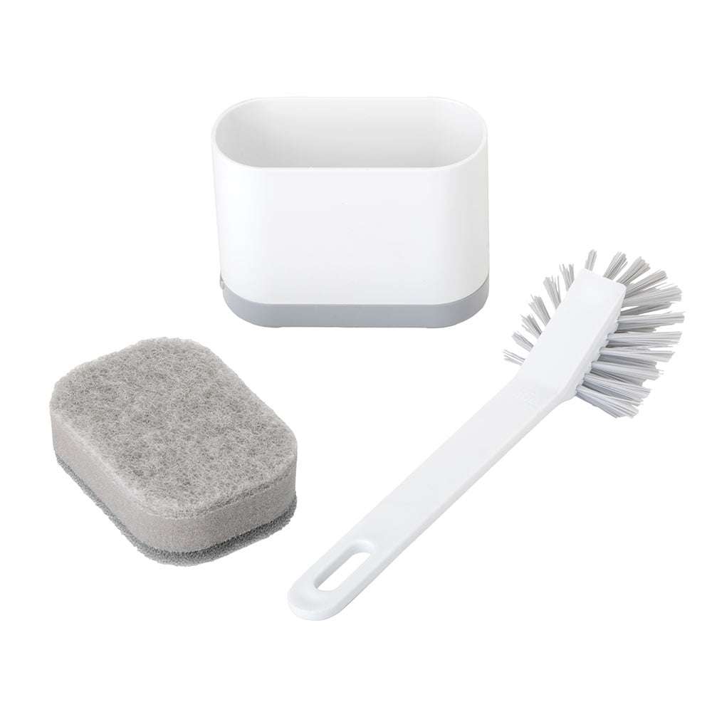 Vigar Vigar Rengo White Monobloc 3 Pc Sink Caddy Set