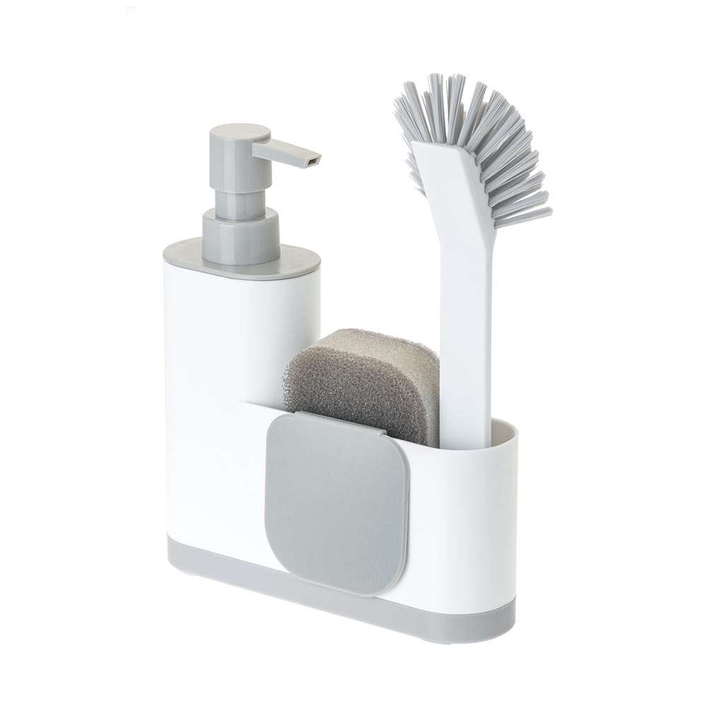 Vigar RengØ White Monobloc 4 Pc Sink Caddy Set