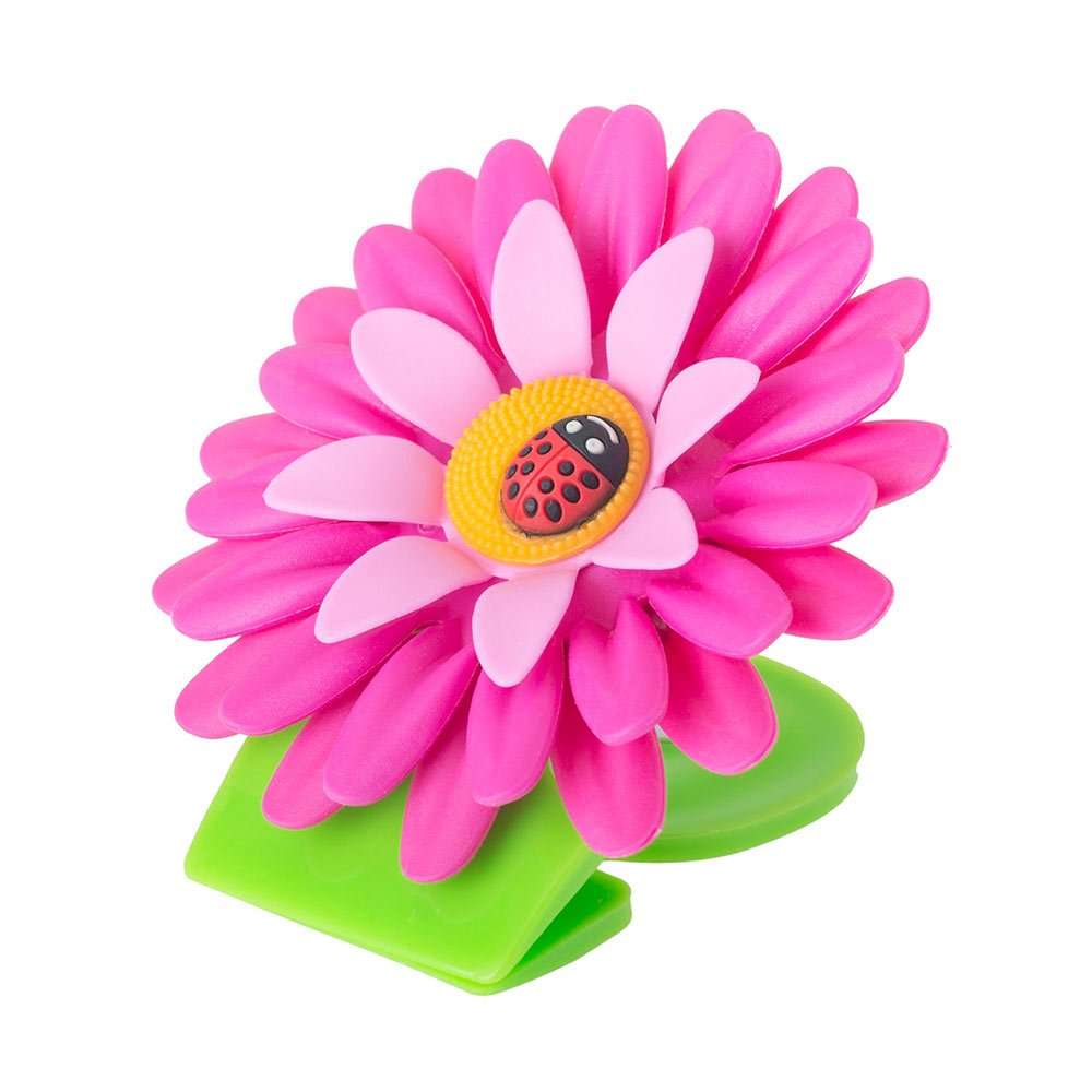 Vigar Vigar Flower Power Pink Magnet Clip 3pc