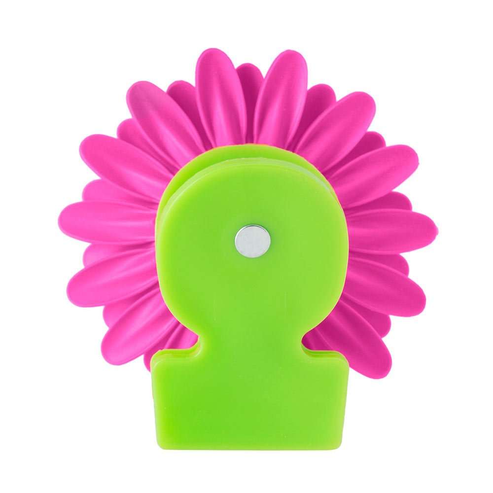Vigar Vigar Flower Power Pink Magnet Clip 3pc