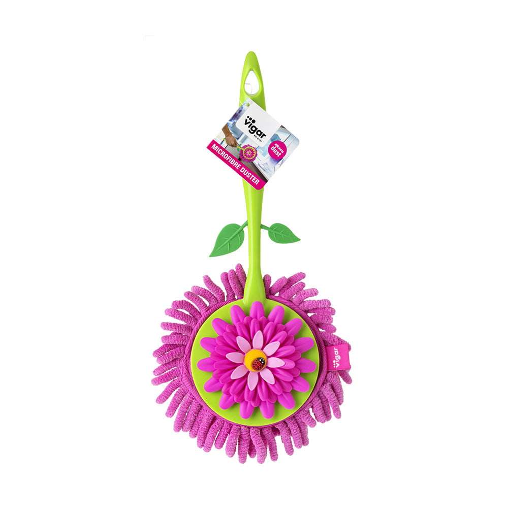Vigar Vigar Flower Power Round Microfibre Duster