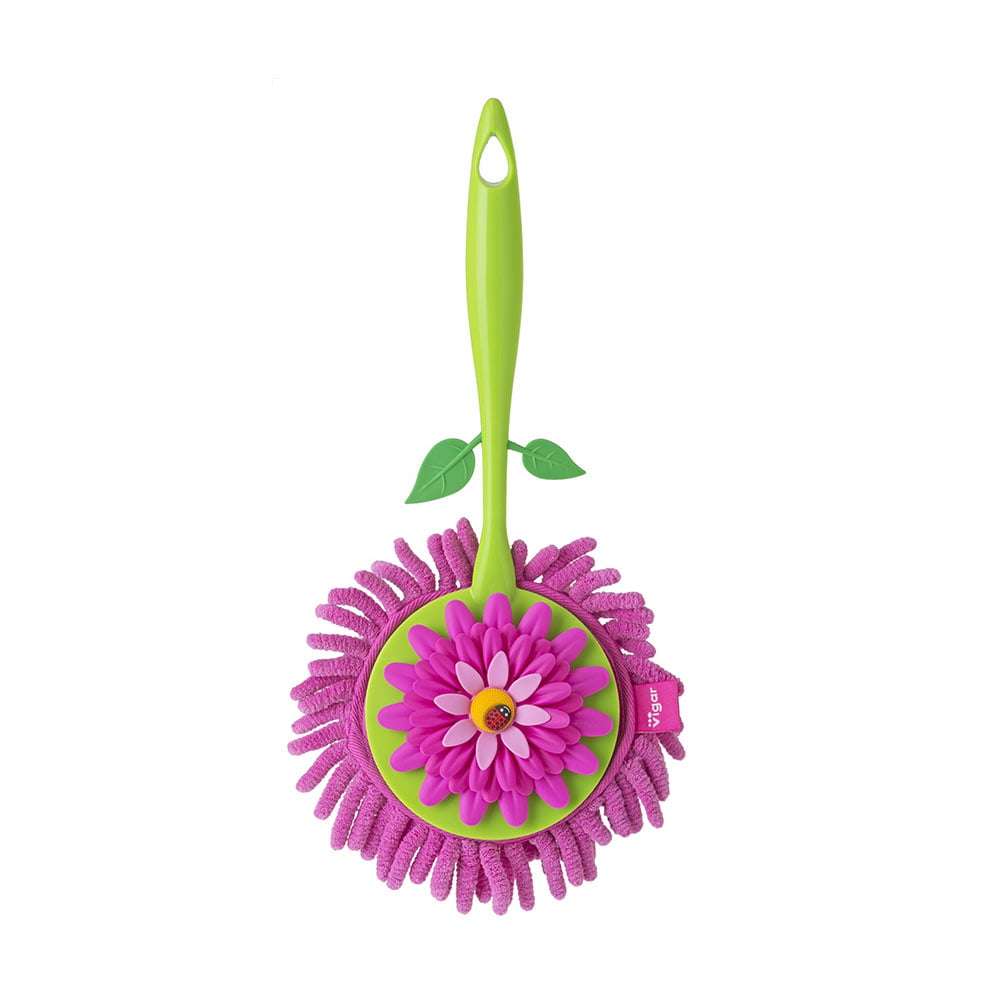 vigar Vigar Flower Power Round Microfibre Duster