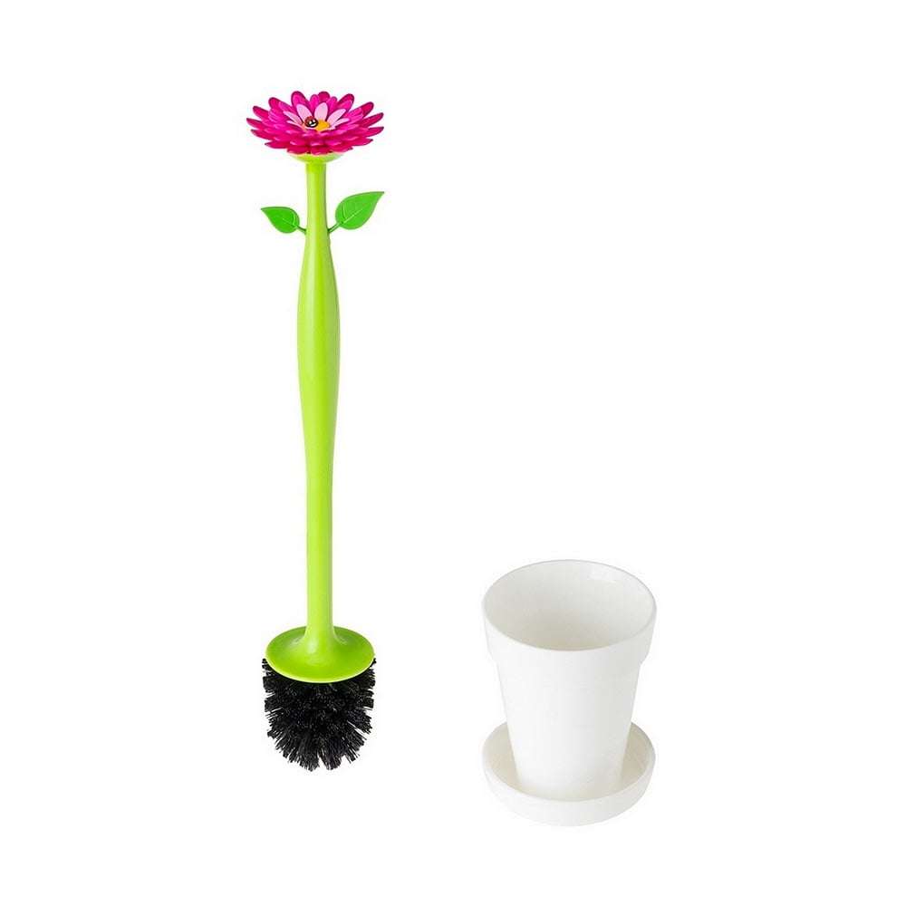 Vigar Vigar Flower Power White Toilet Set