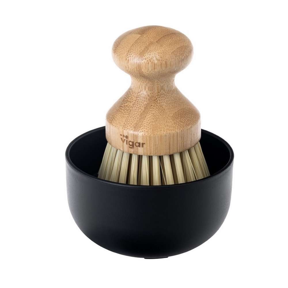 Vigar VINTAGE BAMBOO PALM BRUSH SET