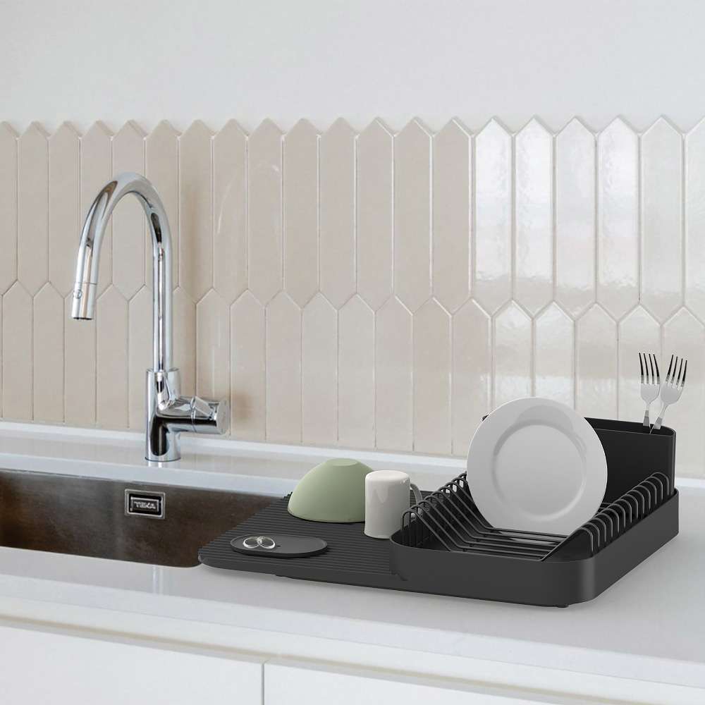 vigar VINTAGE METAL DISH&CUTLERY DRAINER SET